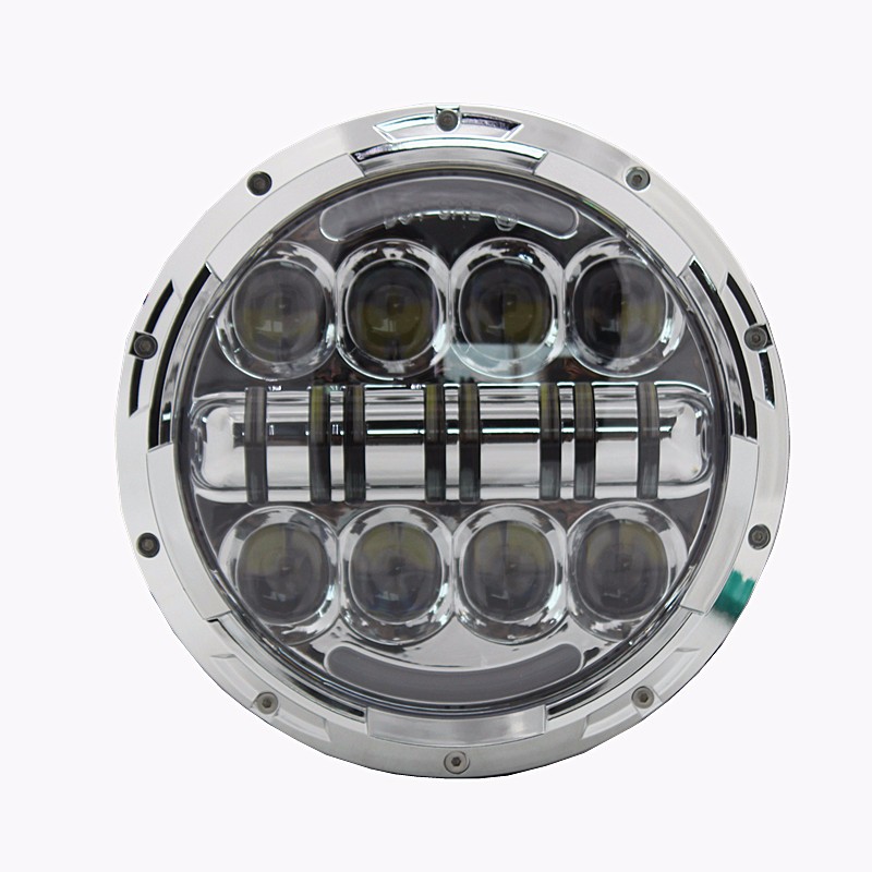 7inch Universal Led Motorcycle Headlight H4 Moto Headlamp For Bmw Honda Cafe Racer Chopper Car Head Light - 29