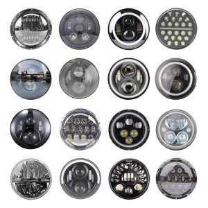 2xlada Urban 7inch Led Headlight Hi Low H4 Light Halo Angle Eyes Drl Headlamp For Jeep Off Road 4x4 Suzuki Samurai