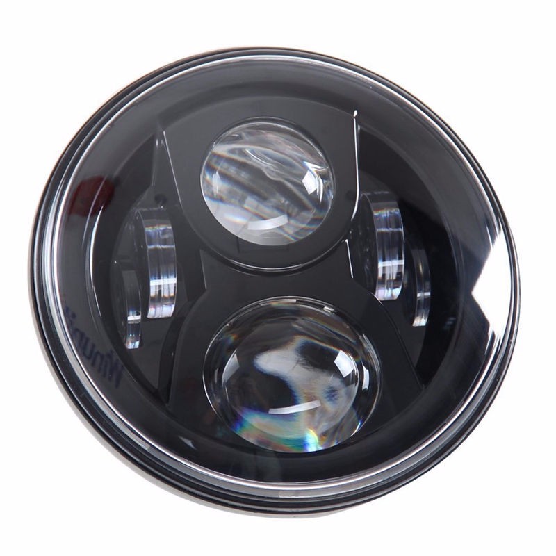 2xlada Urban 7inch Led Jeep Headlight H4 Hilow Beam Halo Angle Eyes Drl Offroad 4x4 Headlamp For Suzuki Samurai - 12