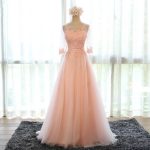 Custom Size Evening Dresses Long 100% Real Photo Robe De Soiree A-line Half Sleeve Tulle Lace Prom Gowns Bride Dress Party Dr06