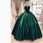 Vintage Emerald Quinceanera Dresses Ball Gown Custom Made Sweetheart Sleeveless Dark Green Lovely Princess Puffy Party Wear