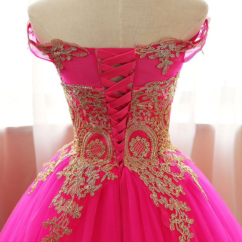 Elegant Aqua Blue Quinceanera Dresses With Gold Lace Appliques Tulle Sweet 16 Ball Gowns Vestidos De 15 Anos - 12
