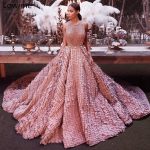 Luxury Pink Glitter Celebrity Dresses Gorgeous Red Carpet Runaway Grand Show Party Gowns Long Evening Dress Robe De Soiree - 4