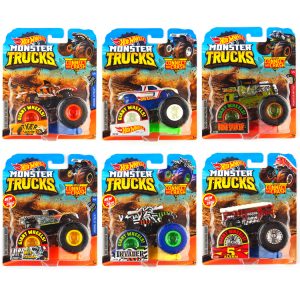 1 64 Original Hot Wheels Giant Crazy Monster Metal Model Car Toy Hotwheels Big Foot Children Birthday Gift - 2