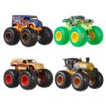 Original 1 64 Hot Wheels Monster Trucks Metal Car Toy Hotwheels Giant Big Foot Collection Wild Collision Toys Fyj44 - 2