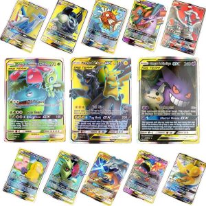 Hot Sell Gx Ex Shining Pokemones Cards Game Battle Carte 25 50 100pcs Trading Kids Toys
