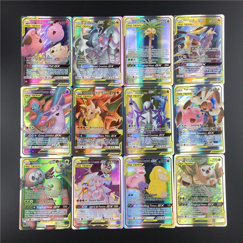 Pokmon Gx Mega Battle Trading Cards Game For Kids Tag Team 25 50 324pcs Sets - 3