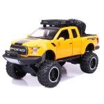 Kidami 1 32 Ford Raptor F150 Alloy Diecast Car Model Toys Sound Light Toy Pickup Truck Pull Back Vehicle For Children - 3