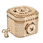 Robotime Diy 3d Wooden Mechanical Puzzle Model Building Kits Laser Cutting Action By Clockwork Gift Toys For Children Lg Lk Am - 5