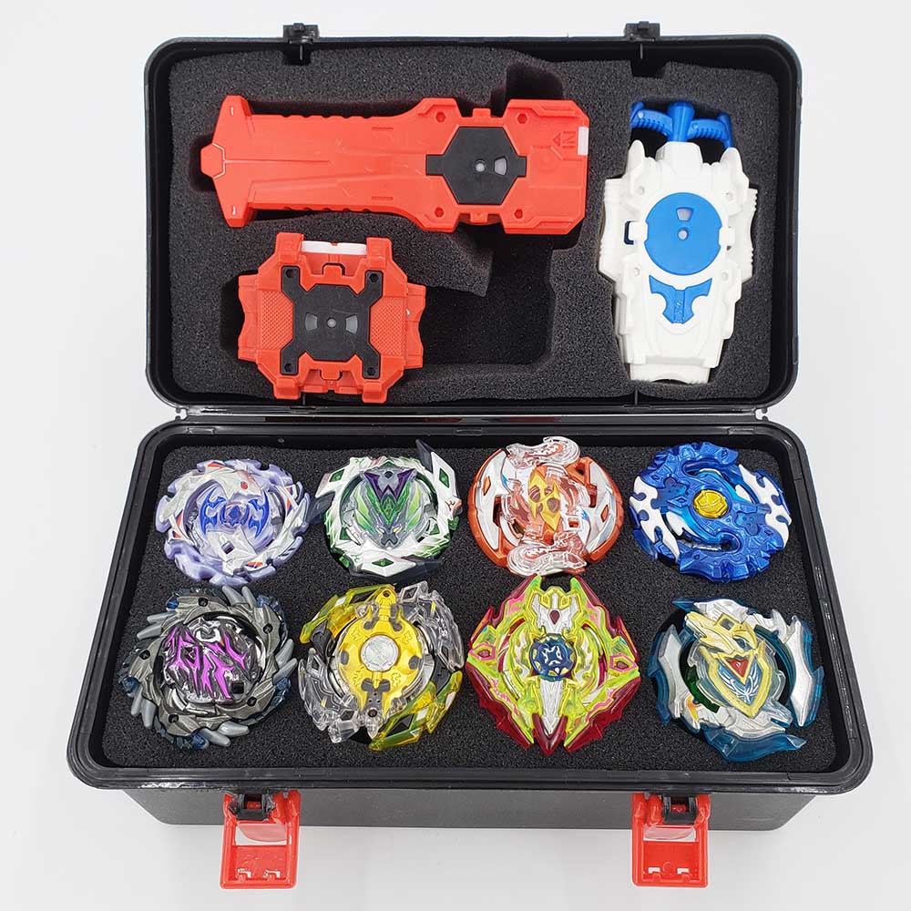 Beyblade Burst Metal Fusion Arena Set Spinning Gyro Tops With Launcher Kids Fighting Bey Blade Toys - 6