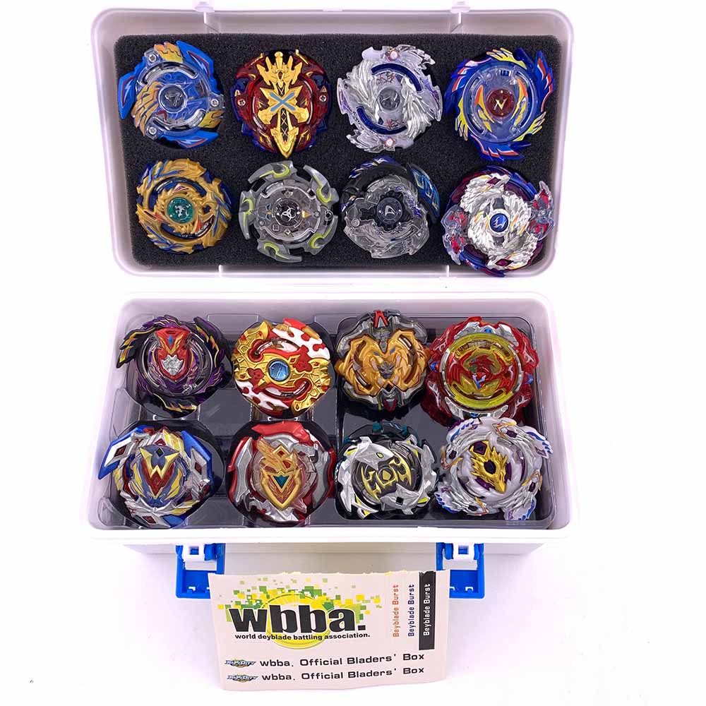 Beyblade Burst Metal Fusion Battle Set With Storage Handle Launcher Kids Spinning Top Toy - 12
