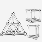 3d Diy Magnetic Building Blocks Designer Magnet Sticks & Metal Balls Brain Training Toys For Children - 4