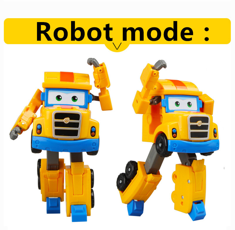 Super Wings Deformation Airplanes Transformation Robot Action Figures Toy Large 15cm Abs Ideal Christmas Gift For Children - 6