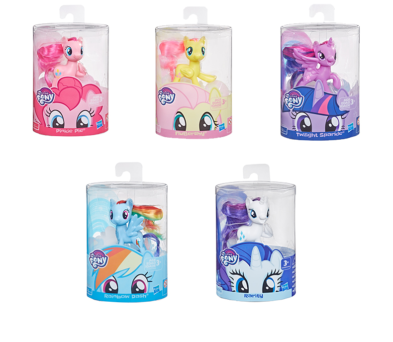 Hasbro My Little Pony 3inch Action Figures Rainbow Dash Pinkie Pie Rarity Collectible Toy For Kids - 8