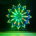 Diy Colorful Led Automatic Rotating Ferris Wheel Kit Electronic Components Infrared Remote Decor