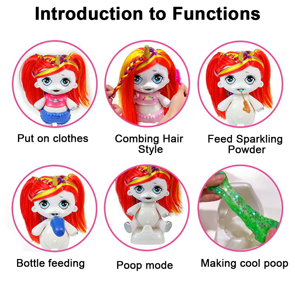 Large 31cm Poopsie Slime Unicorn Surprise Toy Stressrelieving Squishy Fun Licorne Edition - 7