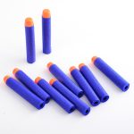 50pcs 100pcs For Soft Children Toy Gun Bullets Round Head Air Hole Foam Darts Bullet 7 2cm Guns Accessories J0142 - 6