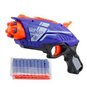 Plastic Toy Gun For Nerf Elite Blaster With 20pcs Soft Eva Sucker Bullet Kids Boys