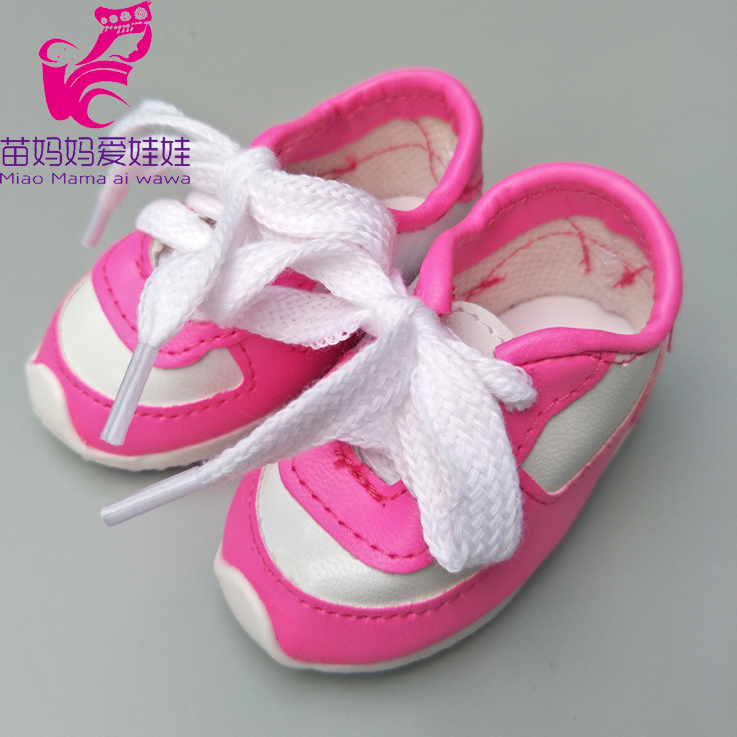 Doll Shoes 7cm Compatible With 43cm Born Baby 18 Inch Dolls Toy Boot Accessories - 35