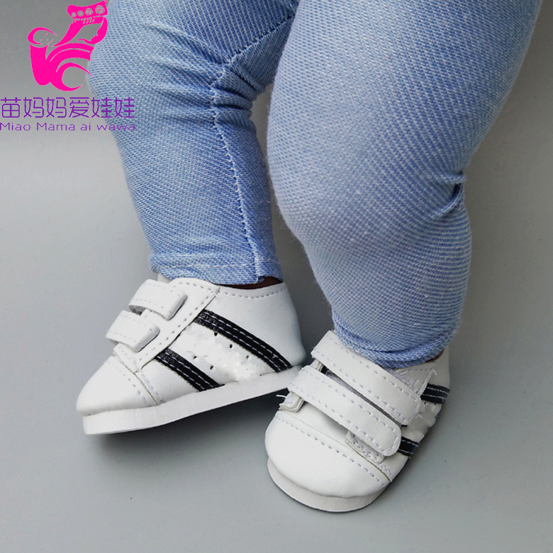 Doll Shoes 7cm Compatible With 43cm Born Baby 18 Inch Dolls Toy Boot Accessories - 2
