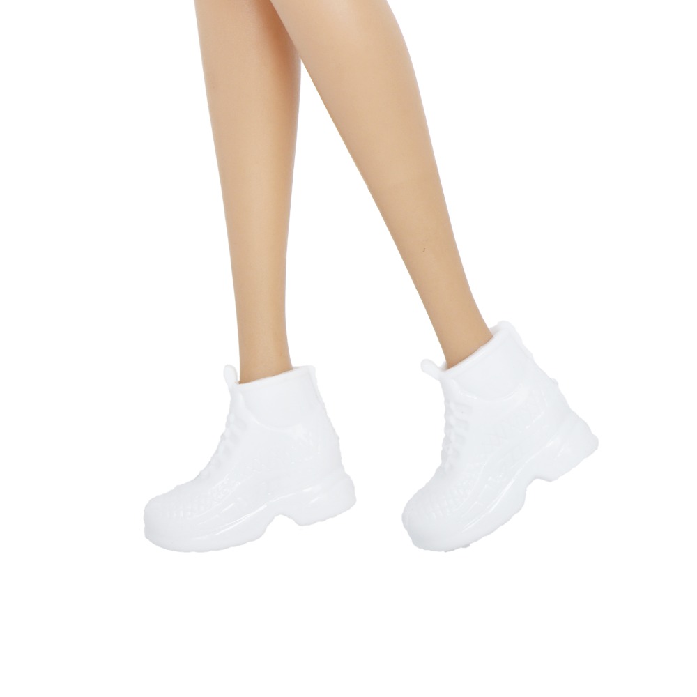 12 Pairs Doll Shoes Mix Style High Heels Sandals Boots Colorful Assorted Accessories For Barbie Baby Xmas Diy Toy - 5