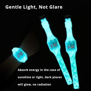 Luminous Princess Elsa Child Watches For Girl Avengers Captain Led Watch Kids Student Electronic Clock Reloj Infantil - 2
