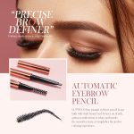 O Two Ultra Fine Triangle Eyebrow Pencil Precise Brow Long Lasting Waterproof Blonde Brown Eye Makeup 6 Colors - 4