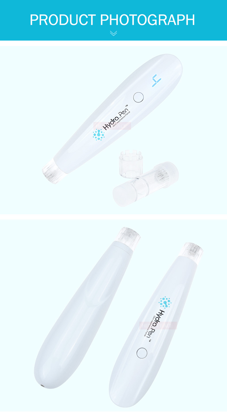 Professional Wireless Hydra Pen H2 Advanced Microneedling Roller With Automatic Serum Applicator And 2 Cartridges - 6