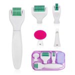 6 In 1 Microneedle Derma Roller Kit For Face And Body 300 720 1200 Titanium Dermaroller Micro Needle Facial Skin Care - 3