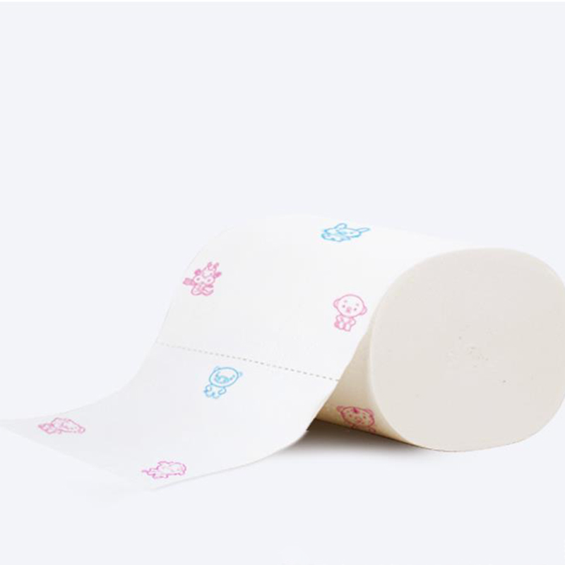 Ultra Soft 5 Ply Toilet Paper With Cute Little Bear Cartoon Print For Home Decor - 2