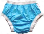 Fuubuu2208-blue-l Wide Elastic Pants Adult Diaper Incontinence Pocket Diapers Wasserdichte