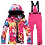 Thick Warm Ski Suit Women Waterproof Windproof Skiing And Snowboarding Jacket Pants Set Female Snow Costumes Outdoor Wear - 5