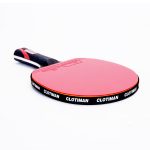 Carbon Bat Table Tennis Racket With Rubber Pingpong Paddle Short Handle Long Offensive - 4