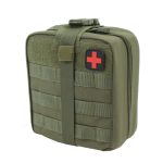 Tactifans First Aid Pouch Patch Bag Molle Hook And Loop Tactical Medical Kit Emt Emergency Edc Rip-away Survival Ifak - 5