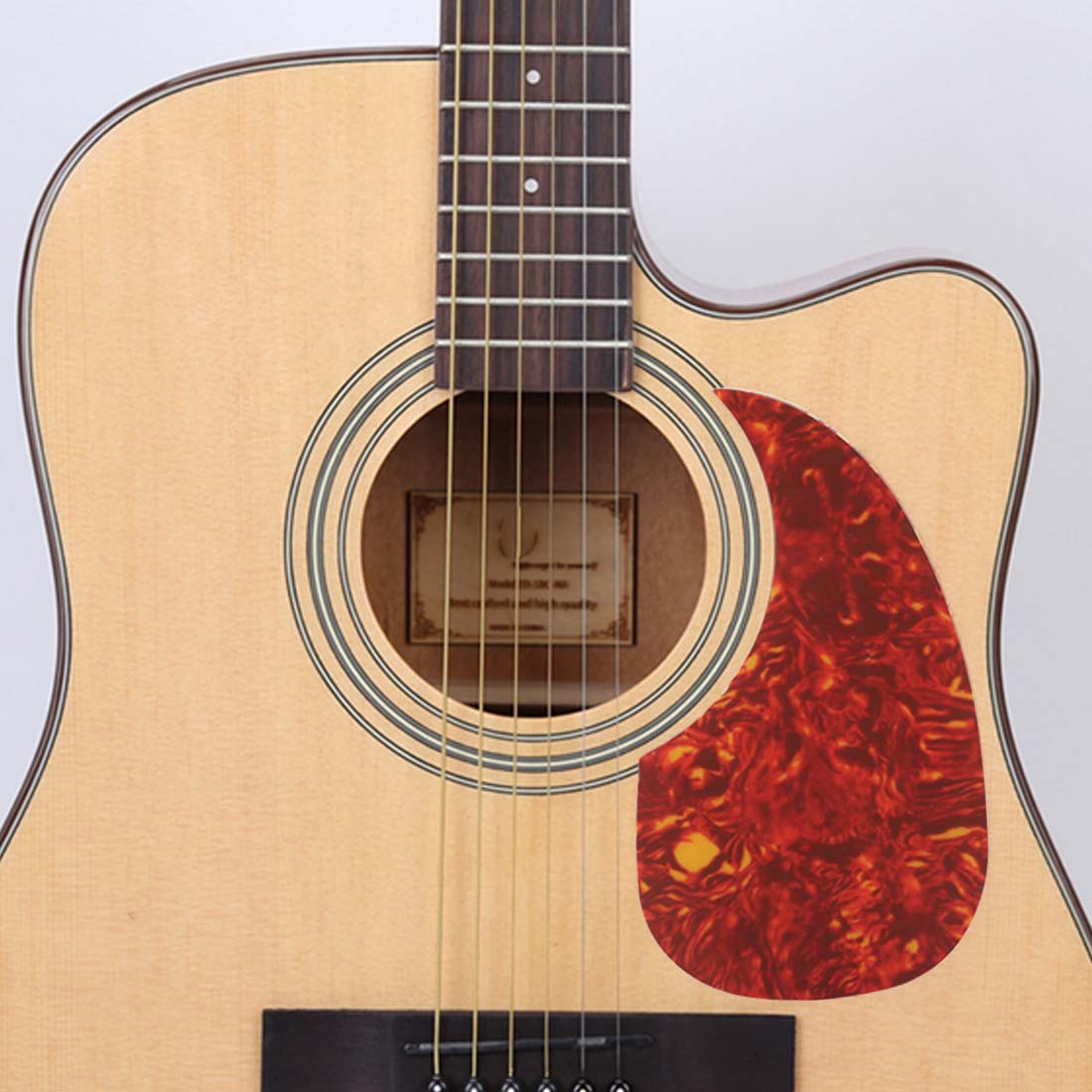 1 Pc Professional Acoustic Guitar Pickguard Selfadhesive Folk Guitar Sticker Accessory For Sound Protection - 13