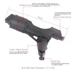 Inflatable Boat Accessory Dinghy Raft Fishing Tool Rod Holder Device Pole Pvc Sup Board Kayak Fixer Fix Mount Angle A09016 - 3