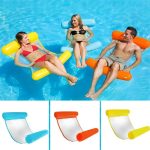 Water Hammock Recliner Inflatable Floating Swimming Mattress Sea Ring Pool Party Toy Lounge Bed For