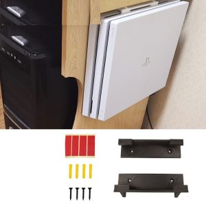 Wall Stand Controller Mount Joystick Dock Camera Bracket Ps4 Pro Slim Game 3d Print Plastic Storage Holder Rack Gamepad