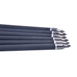 6 12 24pcs Crossbow Bolt Arrows 17 20 22 Inches Mix Carbon Arrow Od 8 8mm With Blue Feather Archery Hunting Shooting - 4