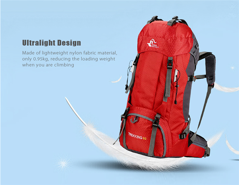 Waterproof Outdoor Backpack 50l 60l Camping Hiking Climbing Rucksack With Molle Mountaineering Sport Bag - 22