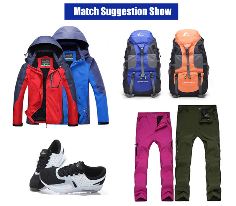 Waterproof Outdoor Backpack 50l 60l Camping Hiking Climbing Rucksack With Molle Mountaineering Sport Bag - 18