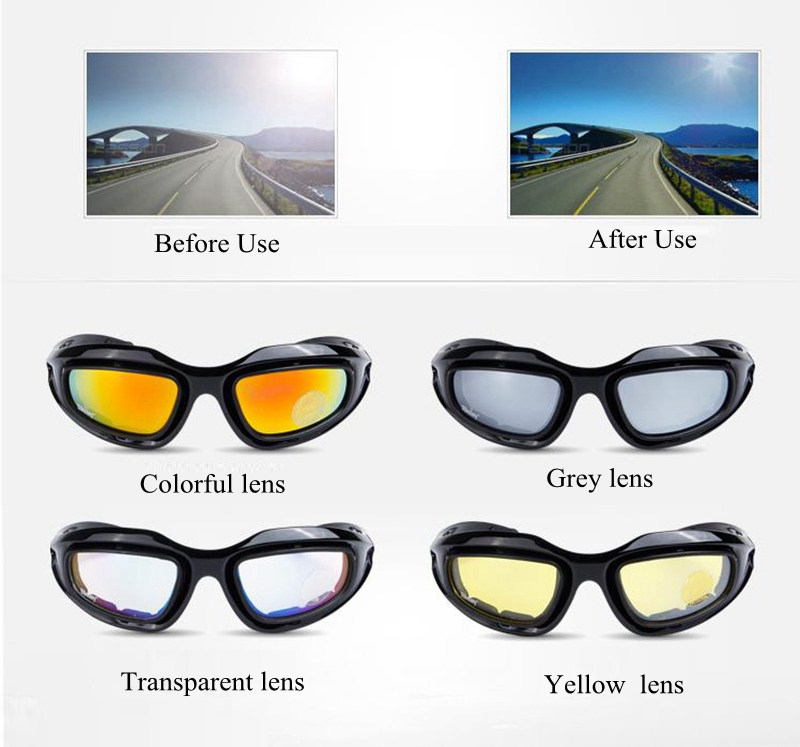 Mens Tactical Militarygrade Daisy Sunglasses 4 Interchangeable Lens Uvprotected Original Army Shooting Eyewear - 23