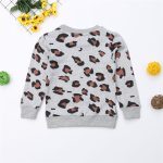 Family Matching Outfits Mother Daughter Son Kid Long Sleeve Leopard Shirt Clothes Looking - 6