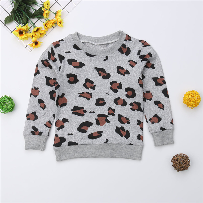 Family Coordinated Leopard Print Long Sleeve Shirts For Mother Daughter Son And Kids - 6