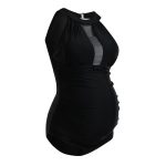 Fashion Swimsuit Bikinis Pregnant Swimwear Ladies Sexy Sling Solid Color One-piece Maternity Costume A1 - 3