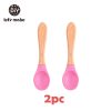 2pc Spoon Pink