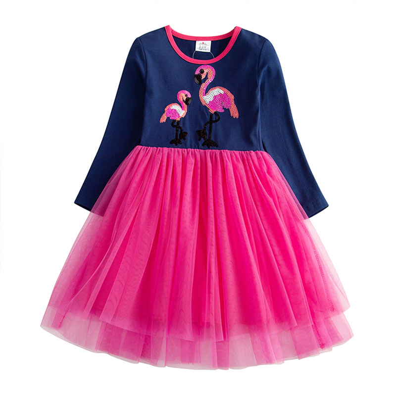 Vikita Girls Winter Unicorn Princess Dress Kids Birthday Party Tutu Autumn Childrens Licorne Vestidos - 21