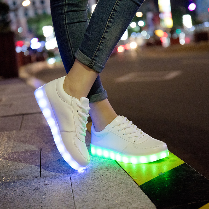 Unclejerry Led Lightup Sneakers Size 3146 Usb Rechargeable For Kids Adults Boys Girls Men Women Perfect For Glowing Parties - 22