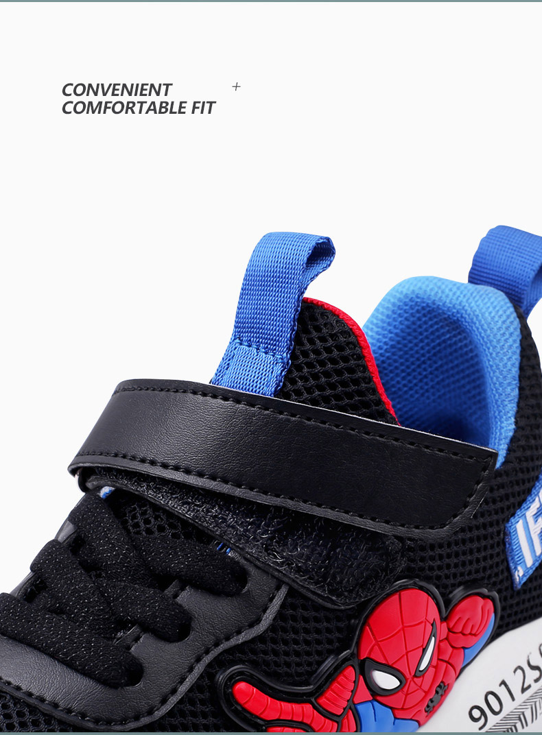 Spidermaninspired Kids Sneakers Autumn Lightweight Breathable Casual Sport Running Shoes For Boys Toddlers - 6