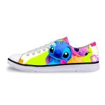 Customized Men Casual Canvas Shoes Lilo Stitch Low Top Independent Design Cartoon Style Male Breathable Custom - 2